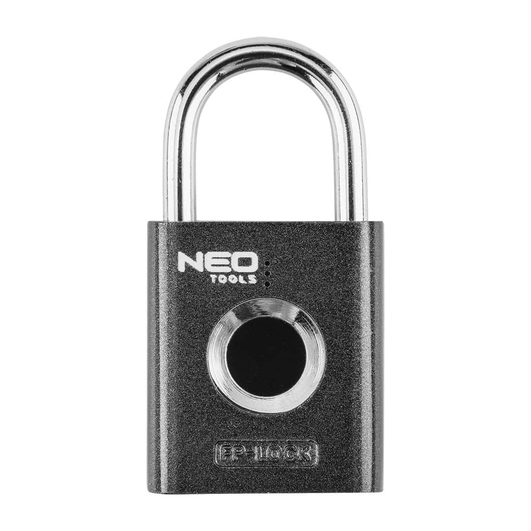 NEO TOOLS Fingerprint Padlock - modern security