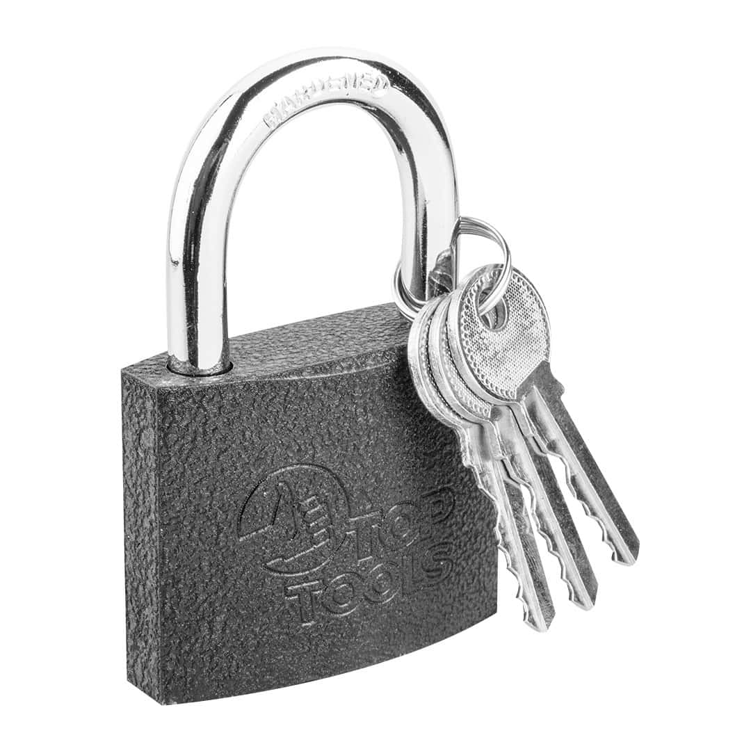 Steel padlock 60 mm - solid security with three keys