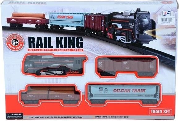 Rail King Electric train with light - perfect gift for children