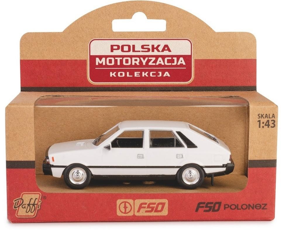 FSO Polonez PRL - White metal model 1:43 - Collector's item