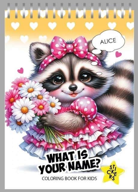 Coloring book Cute Animals A6 - ideal for creative fun