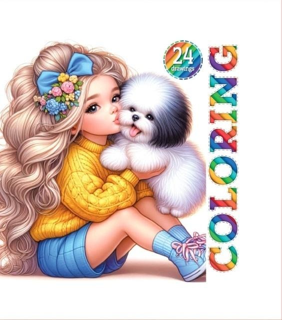 Coloring Book 120x120 Best Friends - Develop your child's creativity