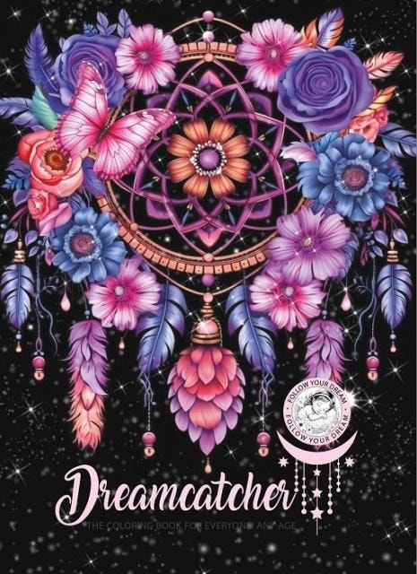 A4 Coloring Book Dream Catcher - Purple magic for everyone