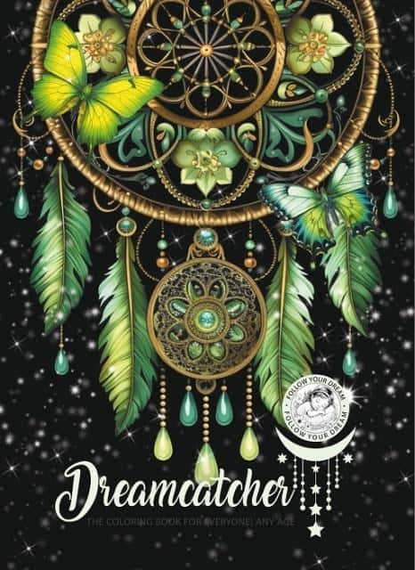 A4 Coloring book Dream catcher - 8 images for creative coloring