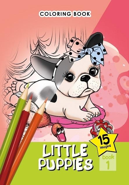 A5 Coloring Book Small Dogs - perfect for little artists