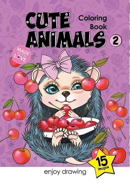 Fresh A5 Coloring Book Sweet Animals - 15 pictures for kids