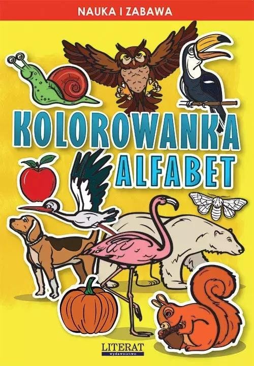 Alphabet coloring book - Krzysztof Tonder - educational fun for your child