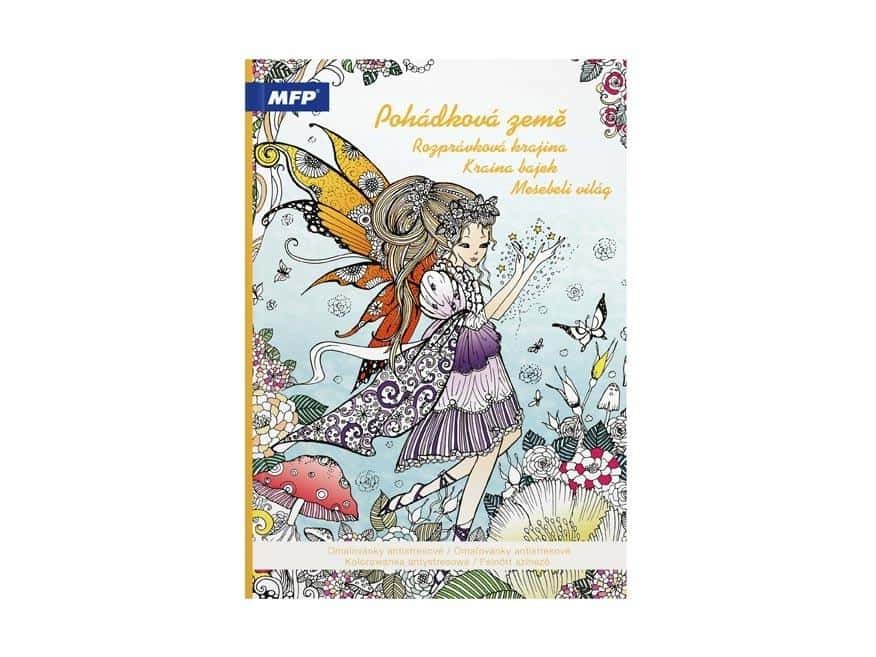 MFP Paper Anti-stress Coloring Book Land - marine motifs for everyone