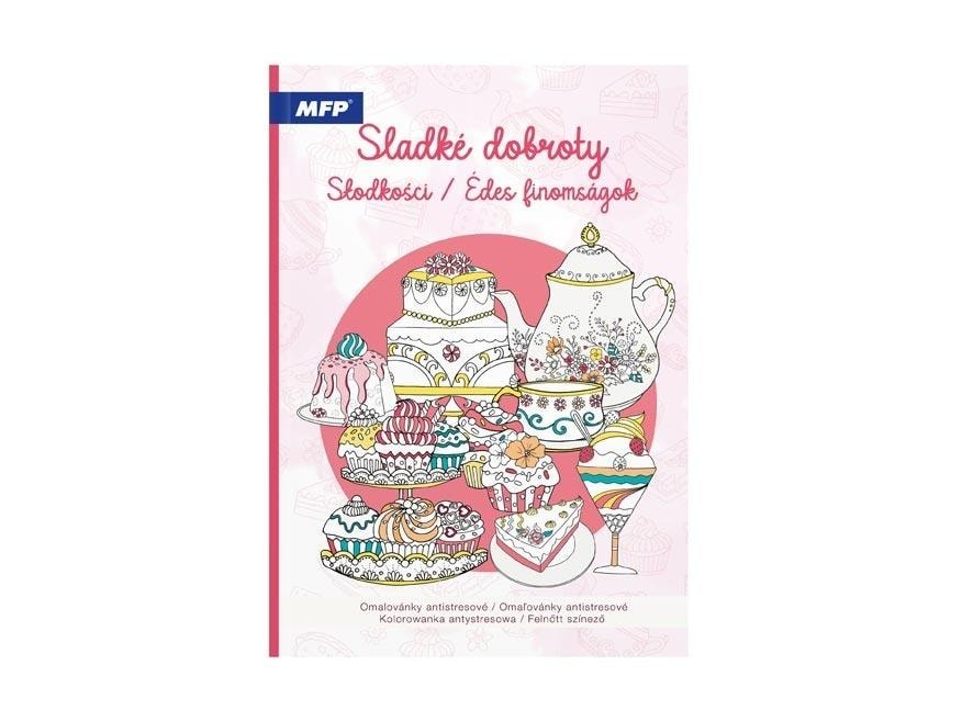 MFP Paper Anti-stress coloring book sweets - relaxation and creativity