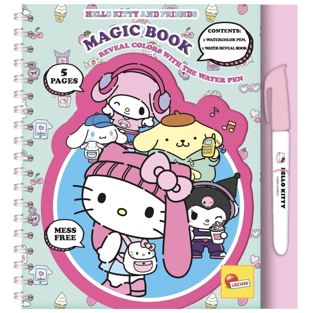 Hello Kitty Coloring Book with Markers and Stickers - Creative Fun for Kids