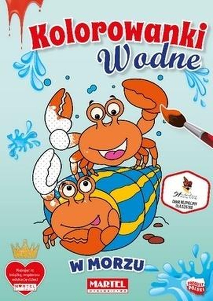 Water coloring book In the Sea - creative fun for kids