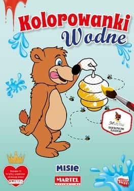 Water coloring book Bears - creative fun for children