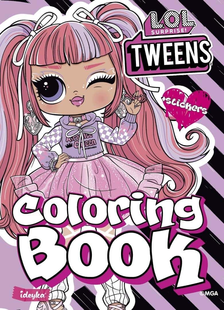 LOL Tweens Ali - Coloring book with stickers for children
