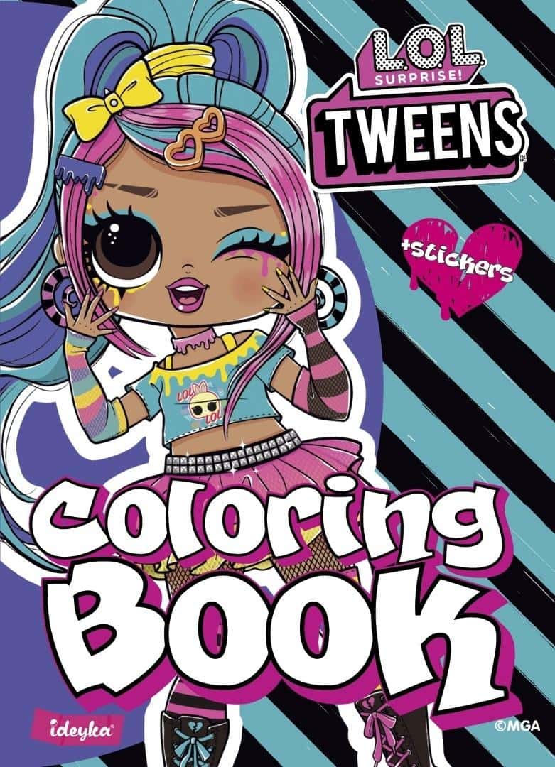 LOL Tweens Emma - Coloring book with stickers A4