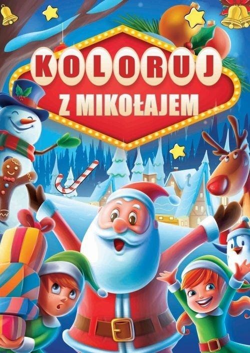 Color with Santa Claus - Christmas coloring book for children