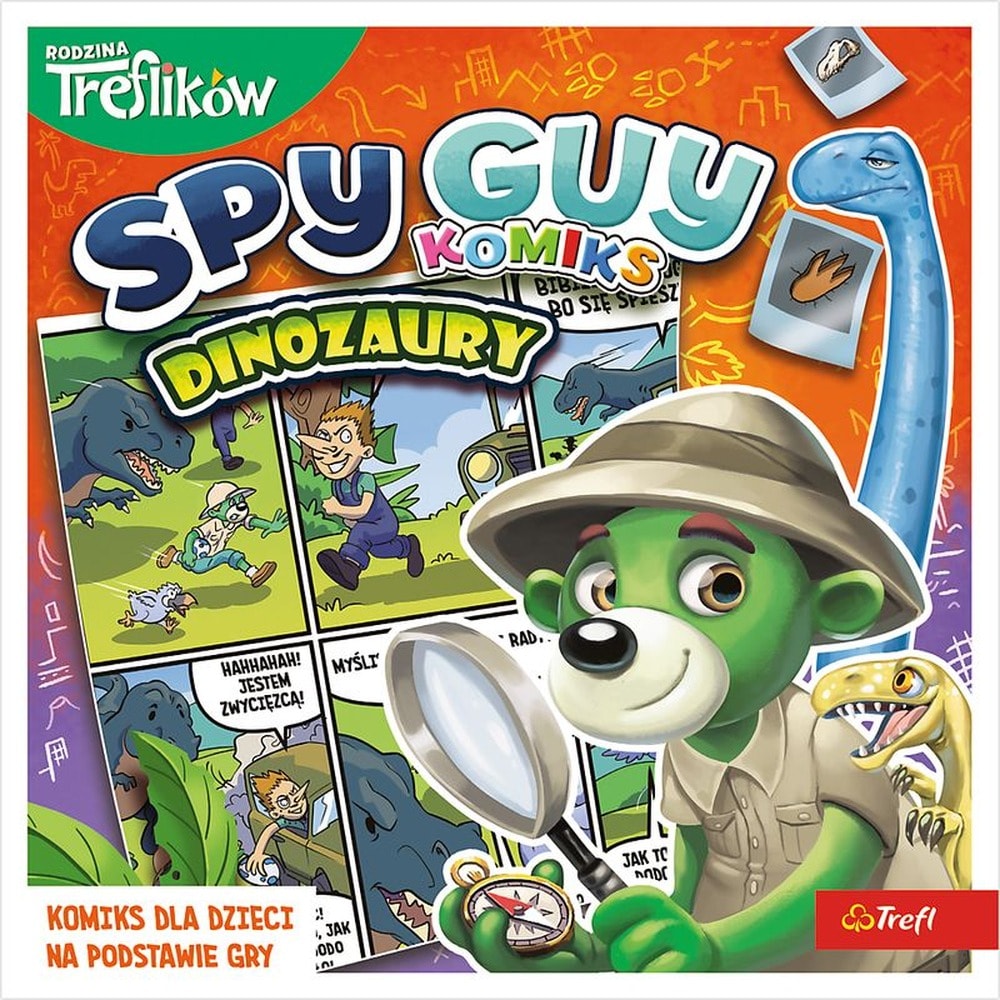 Spy Guy Dinozaury. Komiks dla dzieci