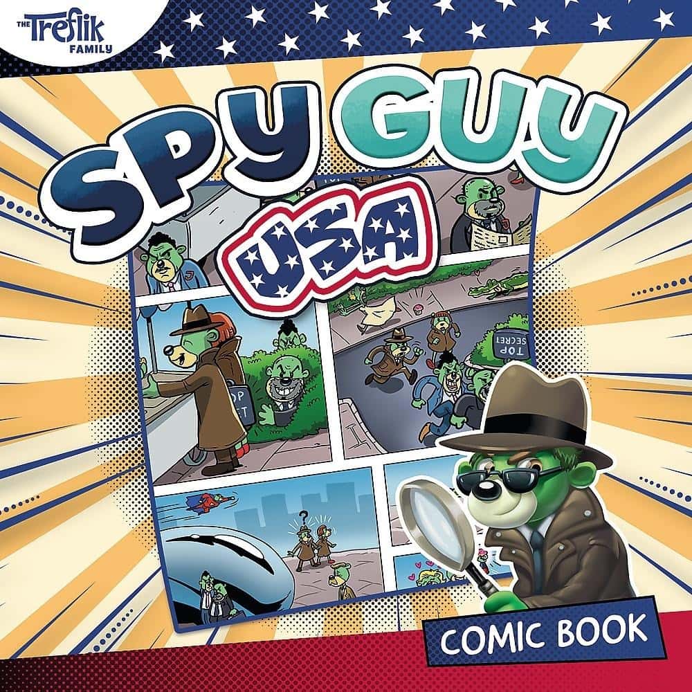 Trefl Books Comic Trefliki and Spy Guy - exciting reading for children