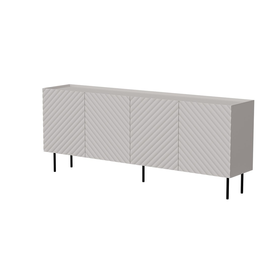 4D LUCCA Chest of Drawers 200x40x80 Cashmere - Elegance and functionality for your home