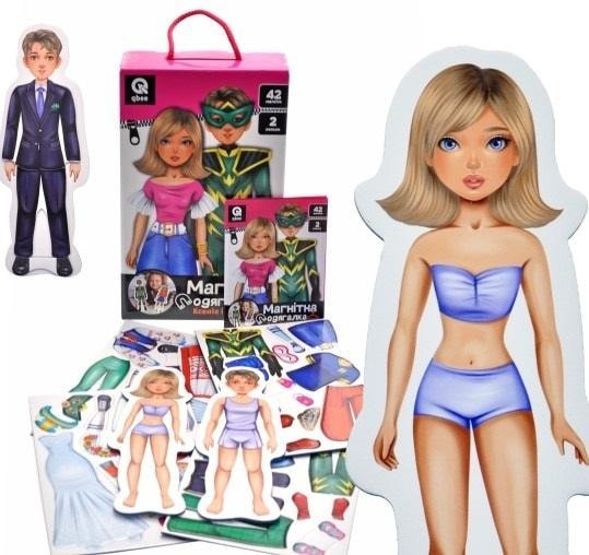 Qbee Magnetic Chest of Drawers Ksenia and Marko - creative fun for kids