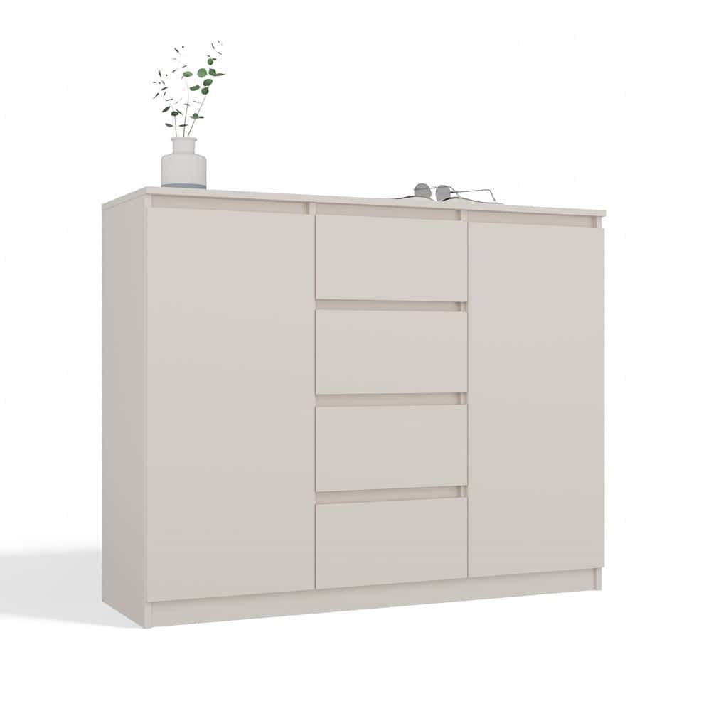 Malwa 2D4S Chest of Drawers 120 Cashmere Beige - modern and spacious