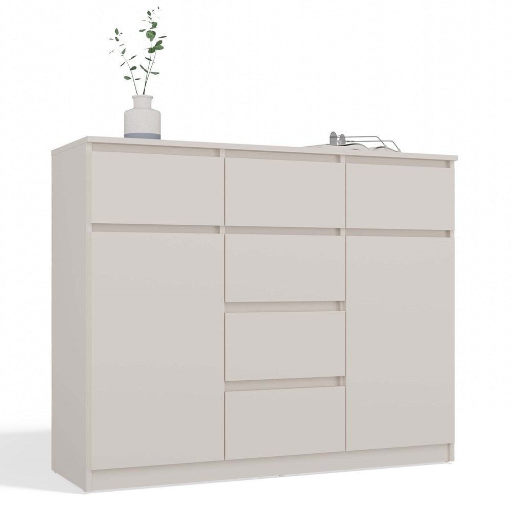 Malwa 2D6S Chest of Drawers CASHMERE BEIGE - modern and functional