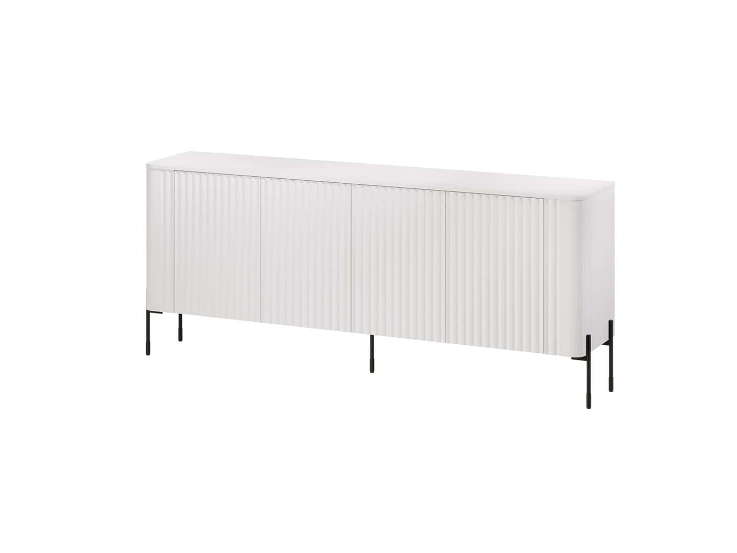 VERA Chest of drawers 190x40x80 white matt - perfect for any interior