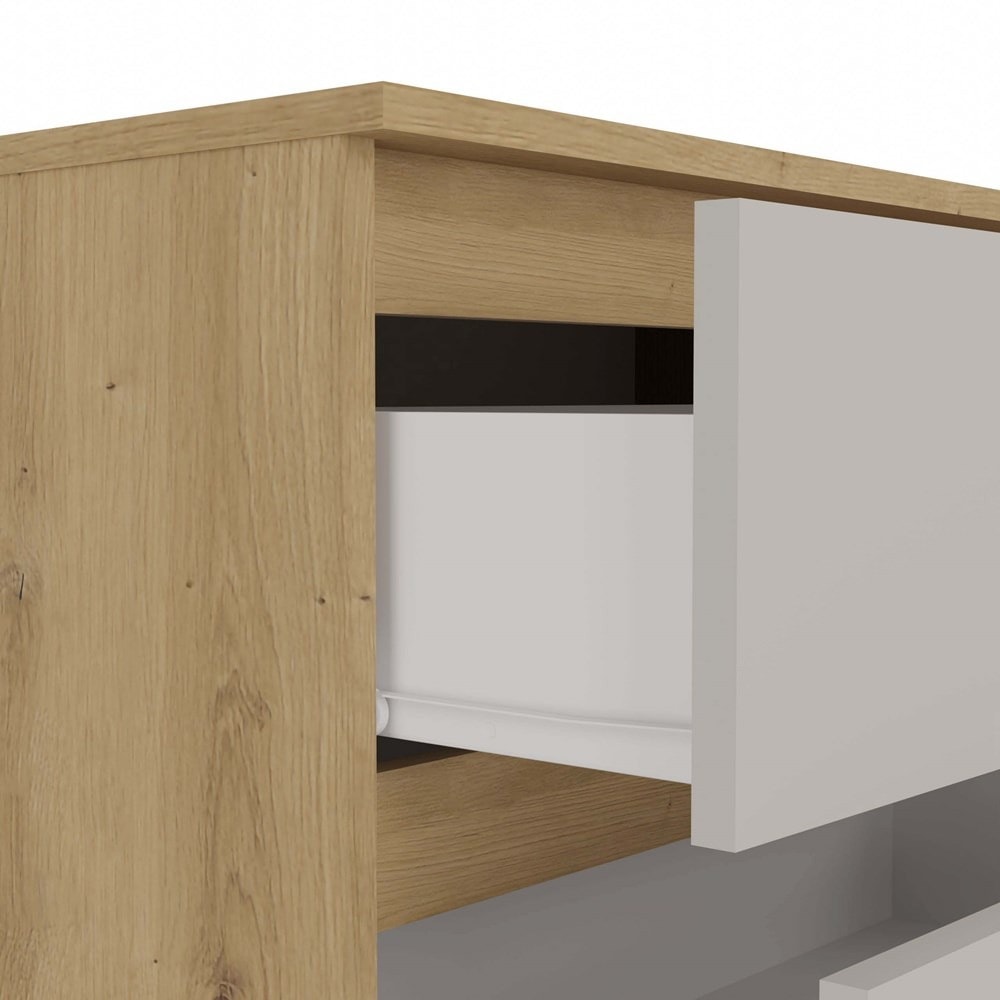 Chest of drawers with six drawers Malwa M6/120 Artisan Cashmere