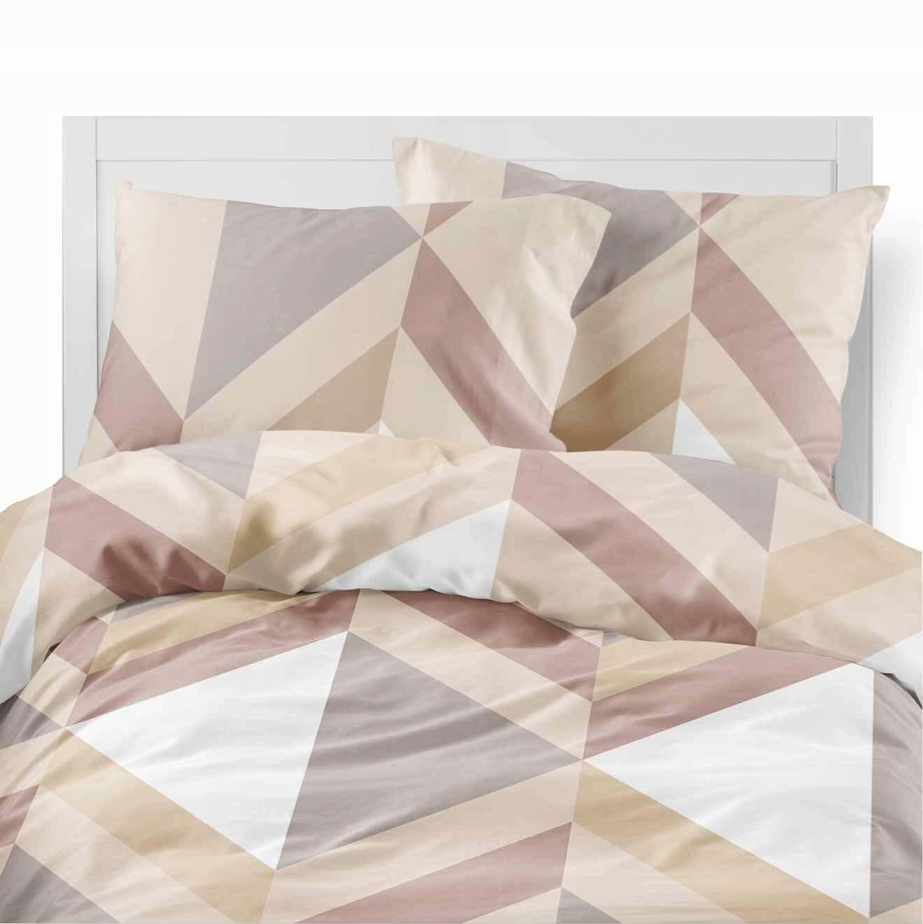 Flannel Bedding Set 160x200 cm Oak/Walnut - soft and warm