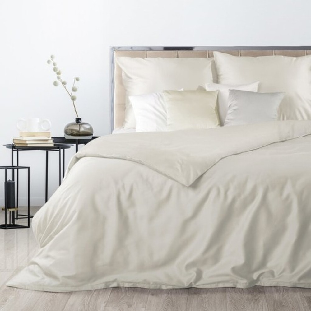 Nova Satin Bedding Set Cream 220x200 cm - luxurious sleep