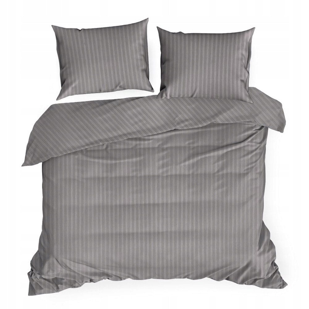 Vera Satin Bedding Set 220x200 Steel - luxurious sleep