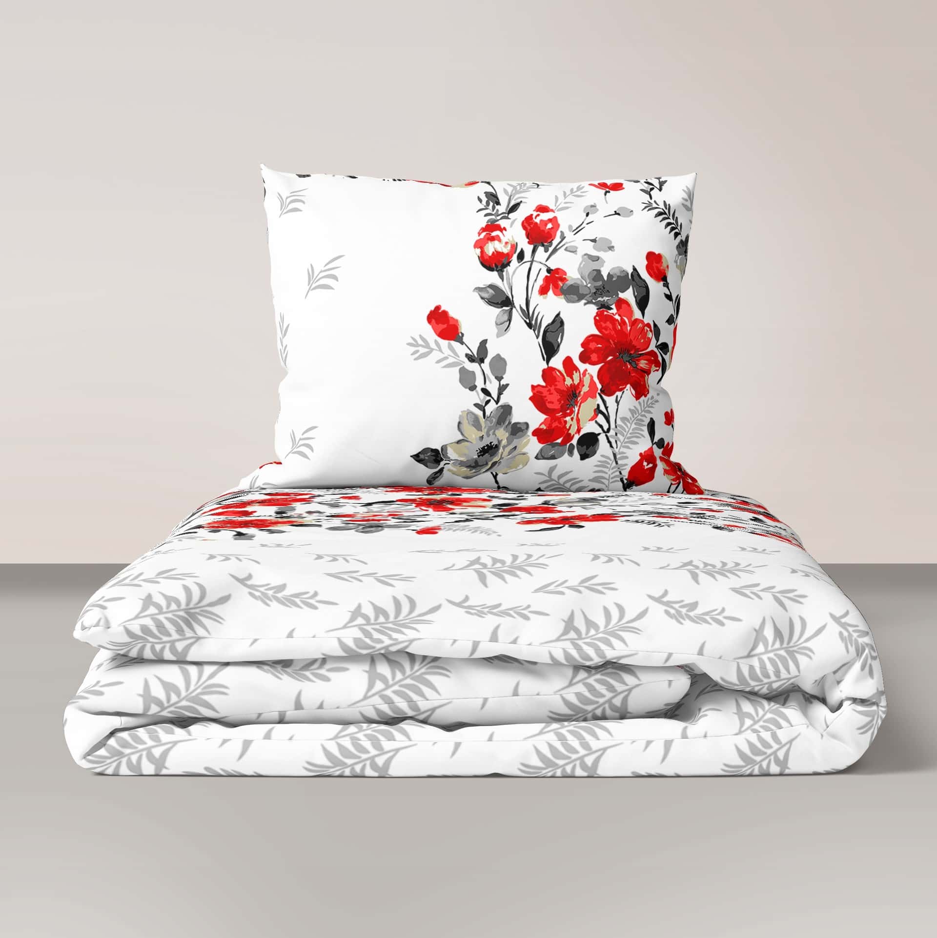 Kora Bedding Set 160x200 - Romantic Rose Pattern