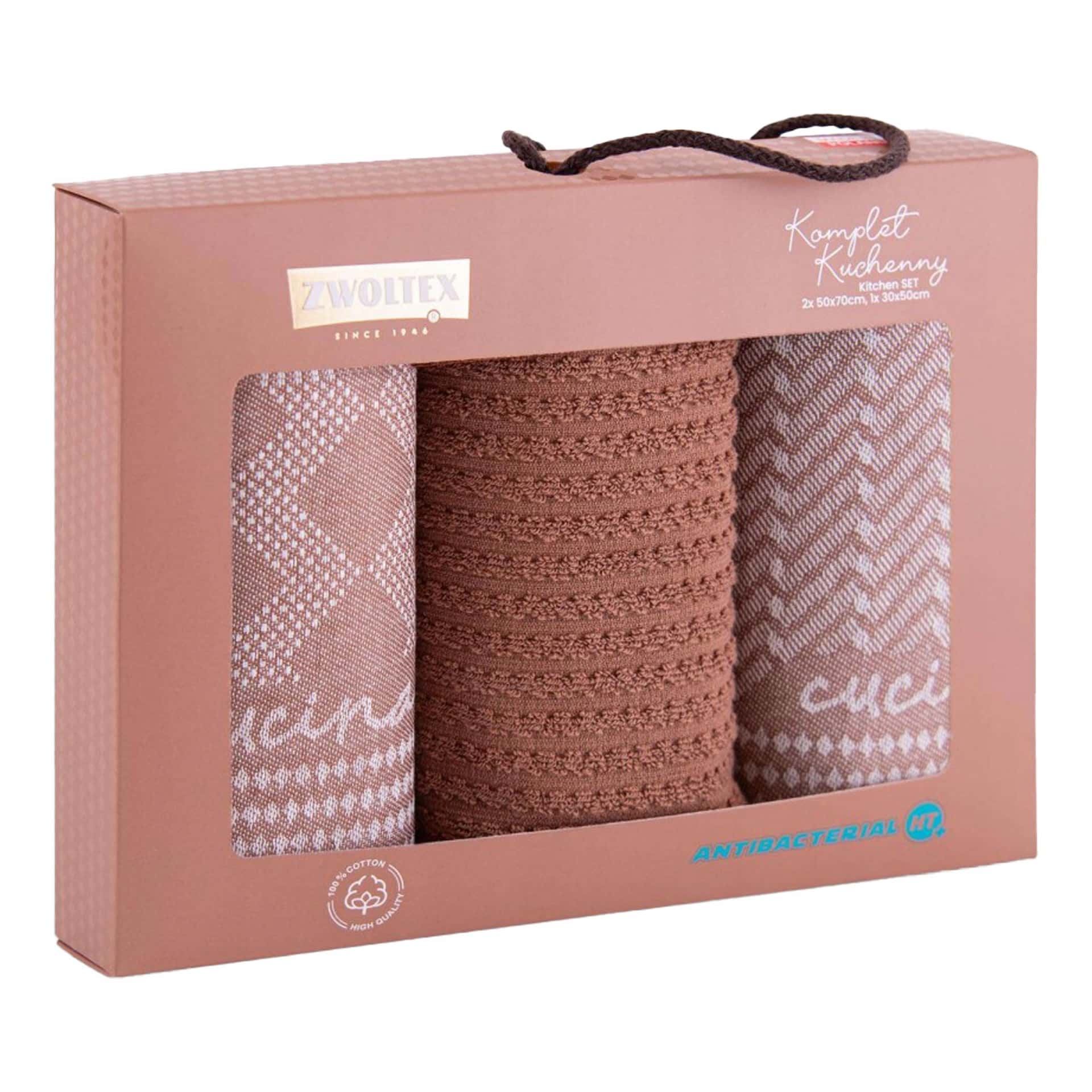 Towel set Gingerbread brown - soft and pleasant to the touch