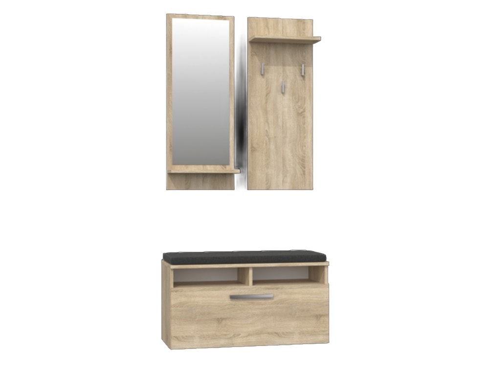 Riva Sonoma Wardrobe Set - ideal for storing clothes
