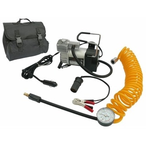 12V Car Air Compressor - quick inflation of tires and accessories