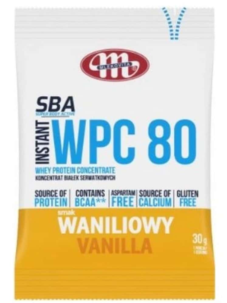 Mlekovita WPC SBA Whey Protein Concentrate Vanilla - ideal after training