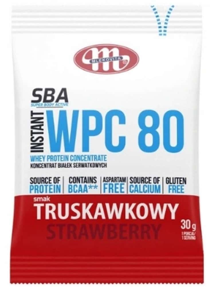 Mlekovita Super Body Active - Whey protein concentrate chocolate 30g