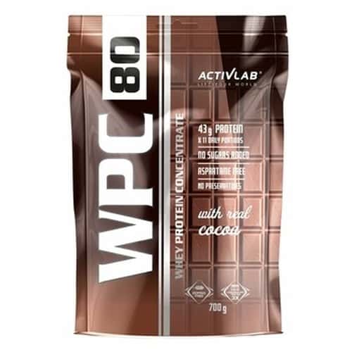WPC 80 Chocolate - Whey protein concentrate 700g for athletes