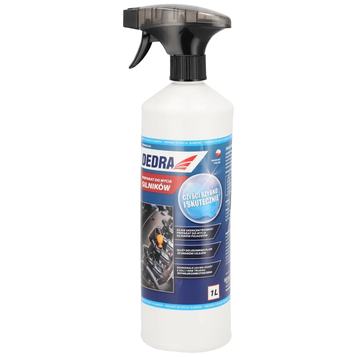 DEDRA Engine cleaner with atomizer 1L - clean engine effortlessly