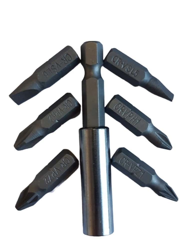 GTC Beast Tools Magnetic Screwdriver Bits - 7 pieces for demanding users