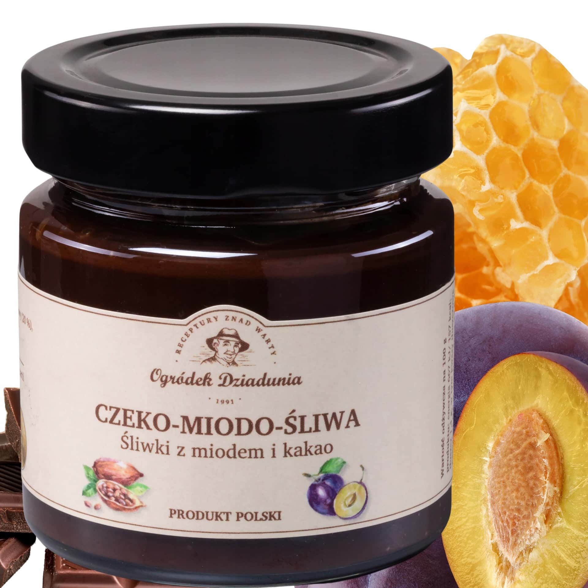 ROL Plum jam with garden addition - delicious addition to breakfast