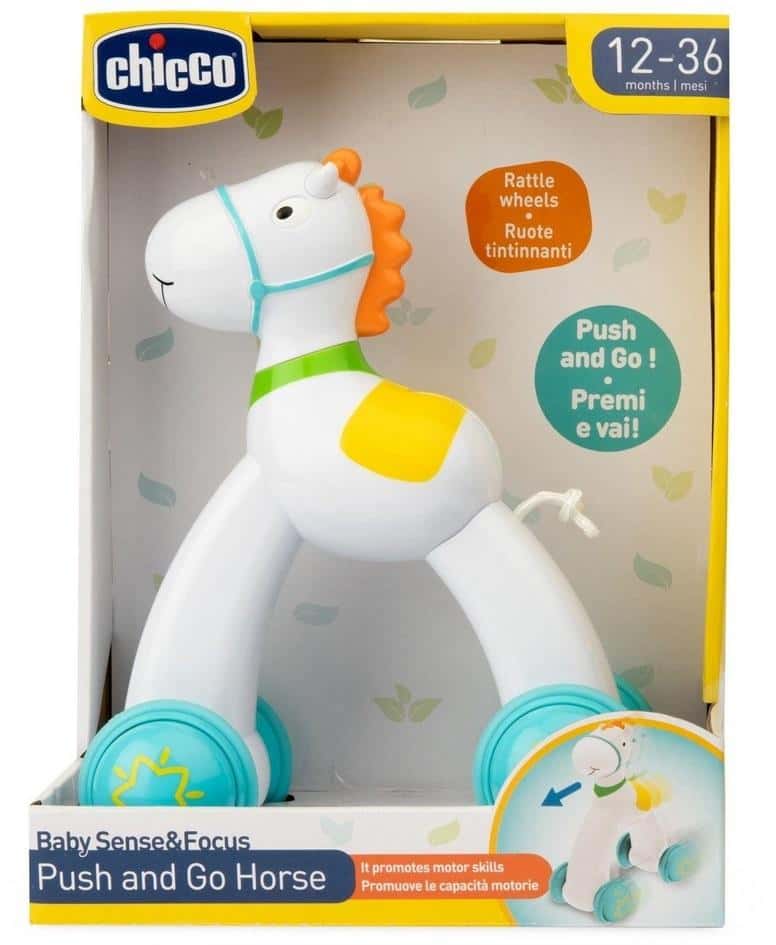 Chicco Horse Push&Go - Interactive toy for children developing motor skills