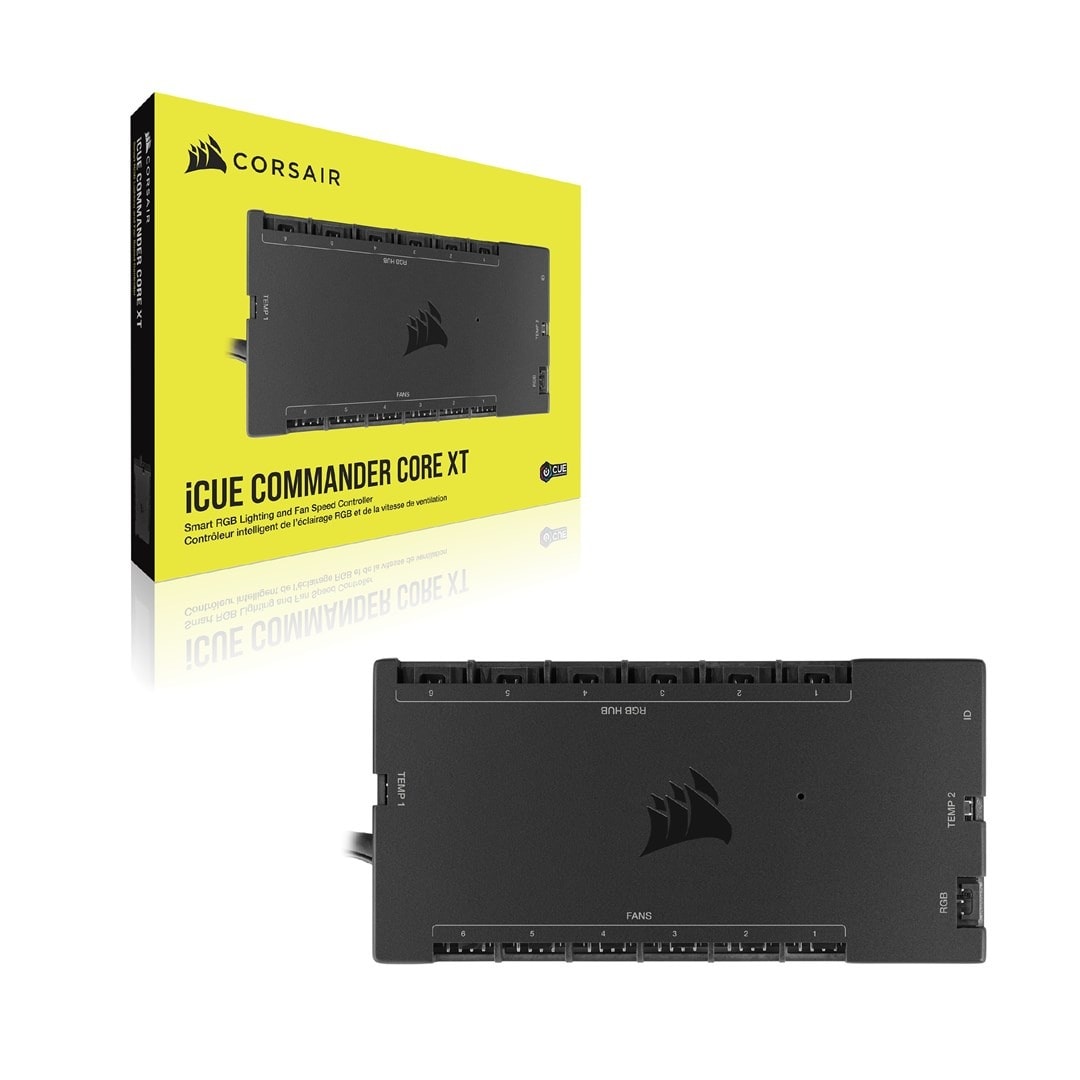 Corsair iCUE Commander Core XT - RGB controller and fan speed regulator