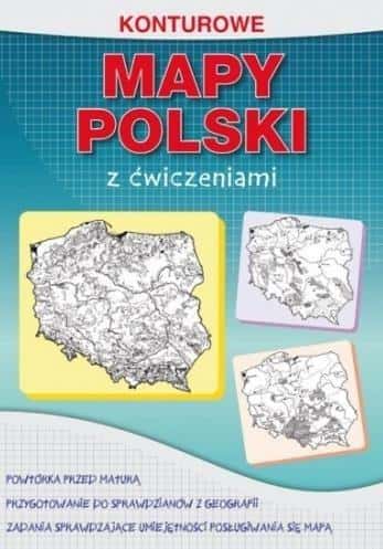 Contour maps of Poland with exercises - Karol Tomczyk 2018