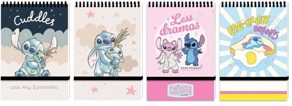 Stitch Spiral Notebook A6/96K Squared (10pcs) - ideal for school and office