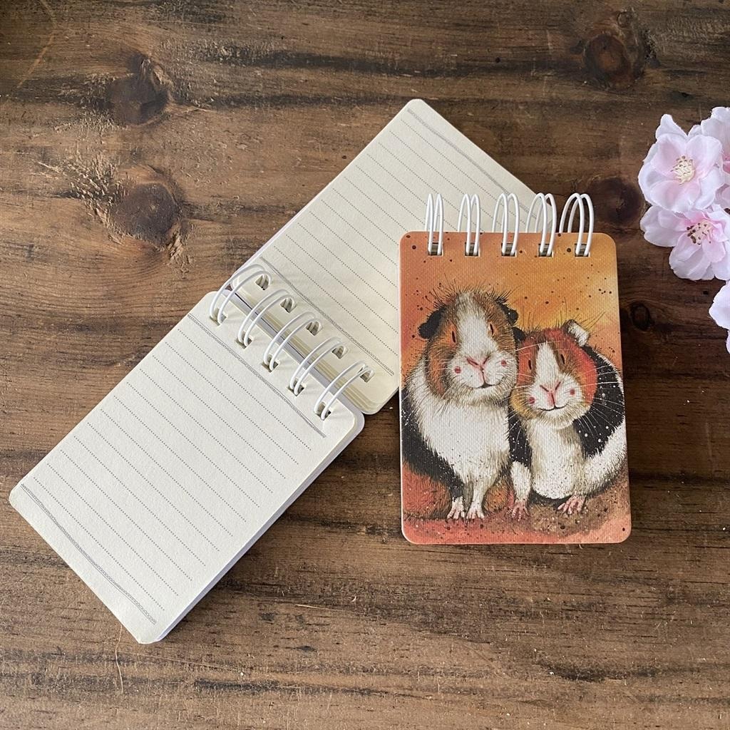 A7 Spiral Notebook SSN58 Guinea Pigs - perfect for notes