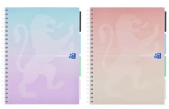 Oxford A4 Notebook Projectbook Pastel - 5 pieces ideal for school