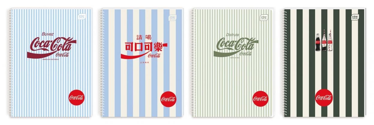 Interdruk A5 Notebook 100 sheets squared Soft Touch Cola (5 pcs) - ideal for school
