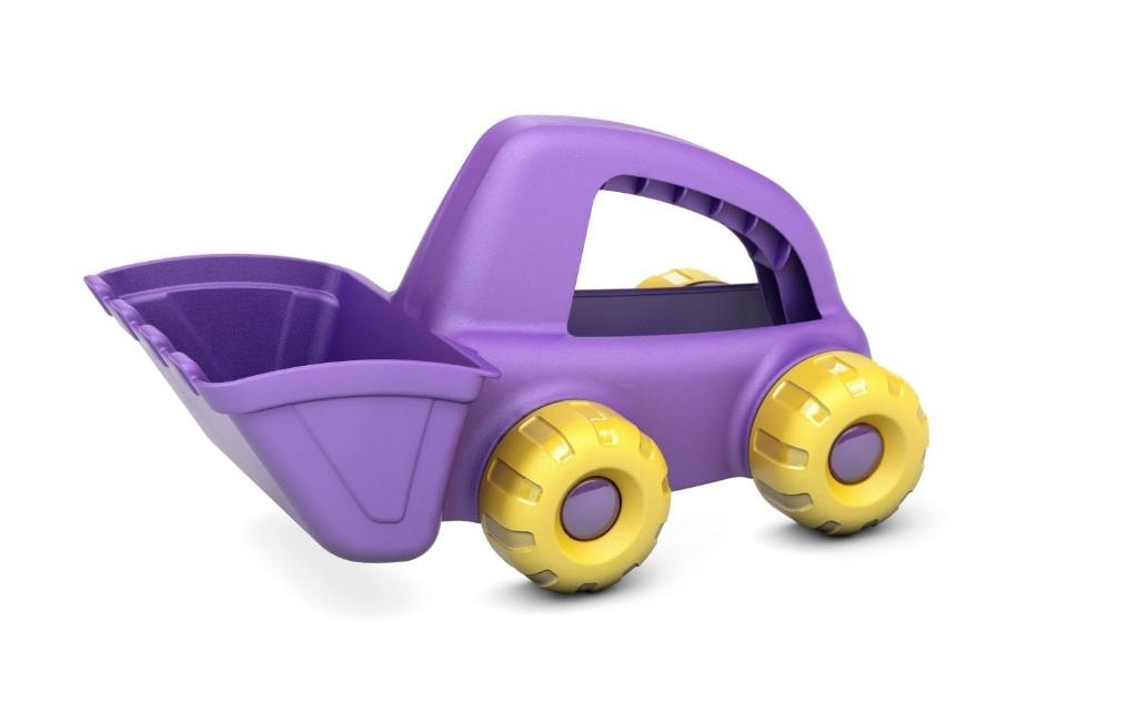 Purple Excavator - ideal toy for little builders