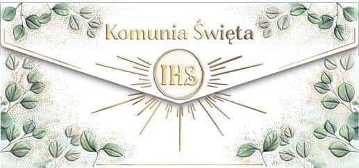 Communion Envelope - Chalice with Eucalyptus - perfect gift