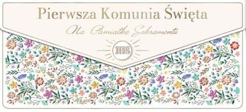 Communion Envelope - Ornate money envelope with wreath design